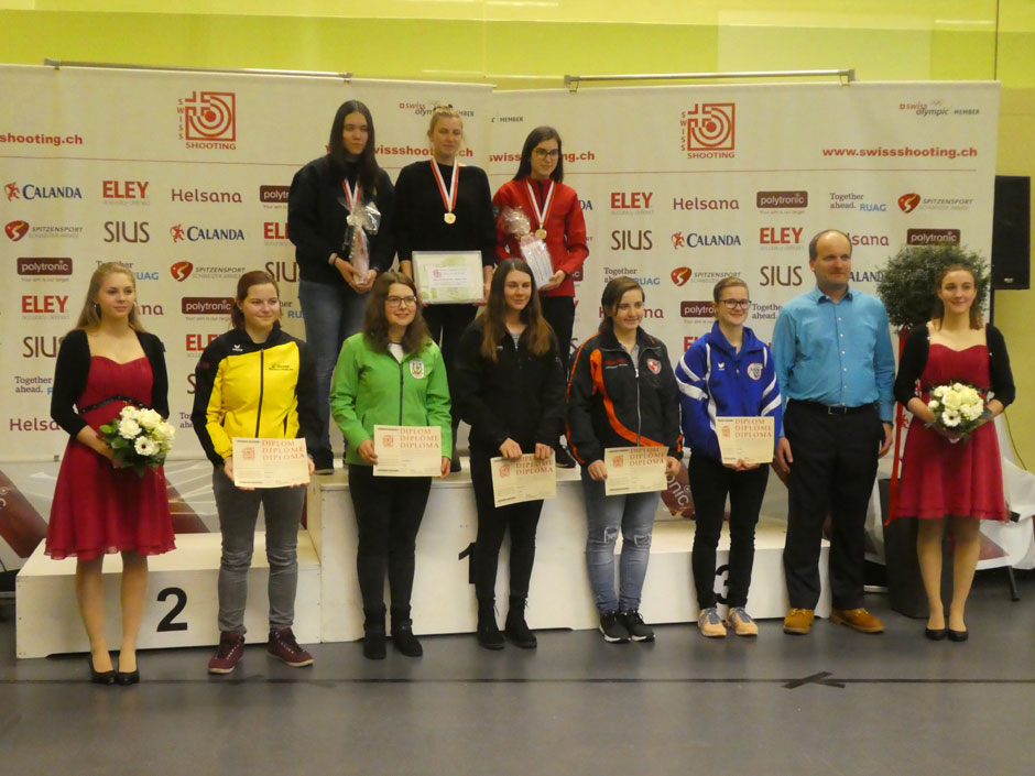 Podest der Junioren Wintermeisterschaft