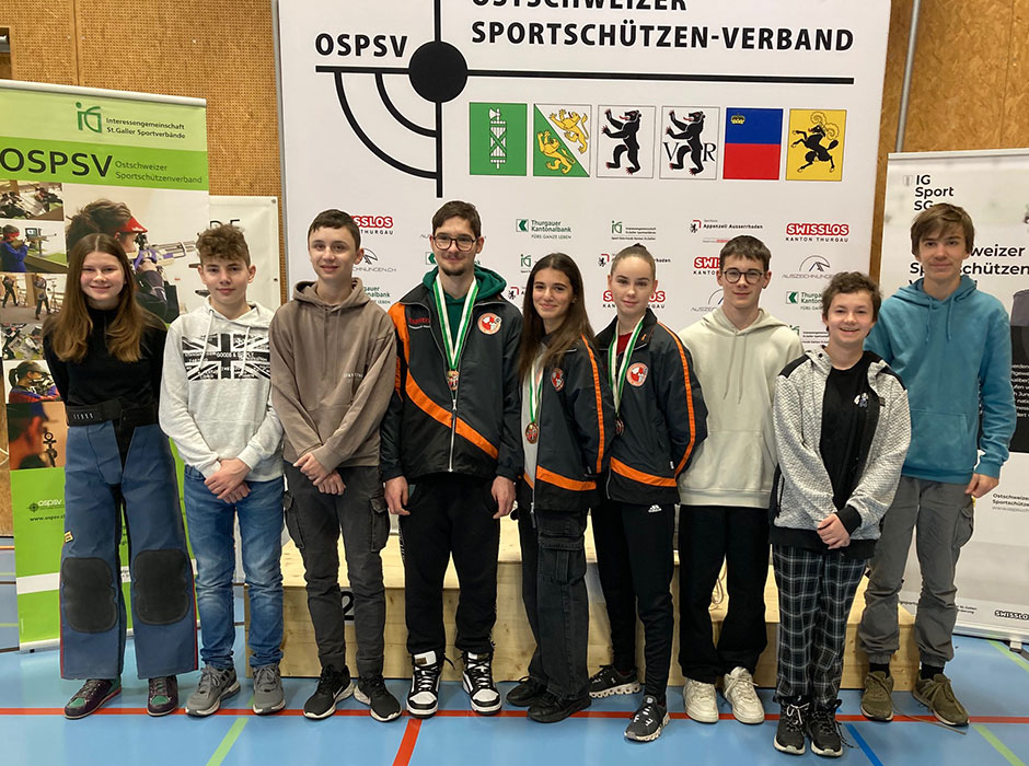 Erfolgreiche Teilnahem an den OSPSV 10m-Finalwettkämpfen in Grabs